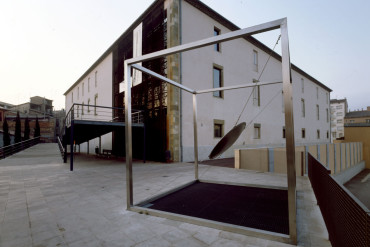 Vista exterior del Museu de l’Art de la Pell