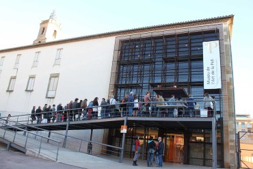 Vista exterior del Museu de l’Art de la Pell